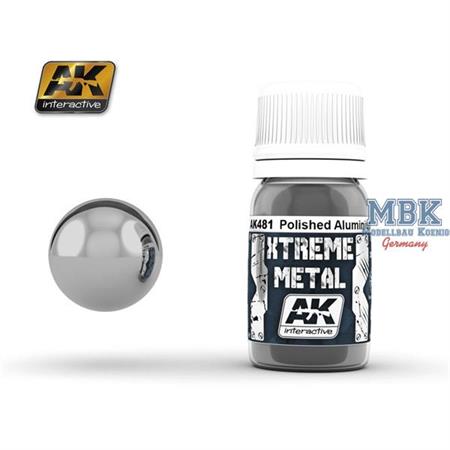 AK Xtreme Metal Polished Aluminium 30ml
