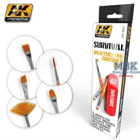 Survival Weathering Brushes Set