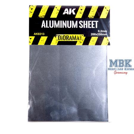 Aluminium sheet 200UM (Micrometer) 200 x 205 mm