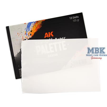 Tear-Off Paper Palette/  Abreißbare Papierpalette