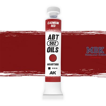 Ölfarbe Cadmium red