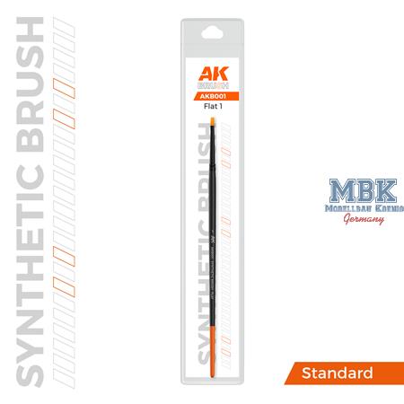 AK Synthetic Brush - FLAT 1