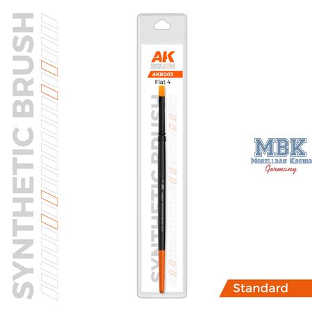 AK Synthetic Brush - FLAT 4