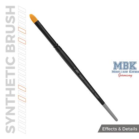 AK Synthetic Brush - FILBERT 4