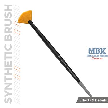 AK Synthetic Brush - FAN SHAPE