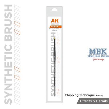 AK Synthetic Chipping Technique (Round) Brush