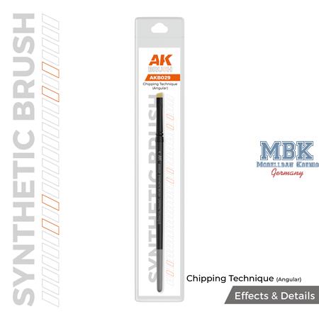 AK Synthetic Chipping Technique (Angular) Brush