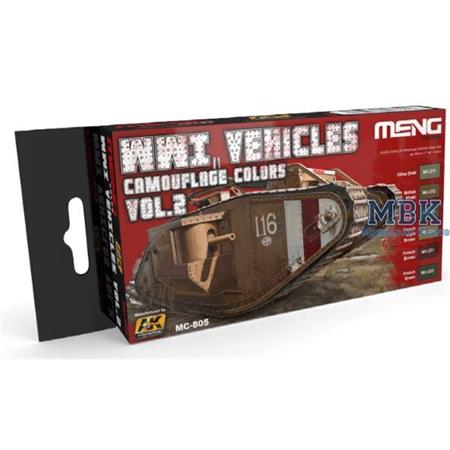 WWI Vehicles Camouflage Colors Vol.2