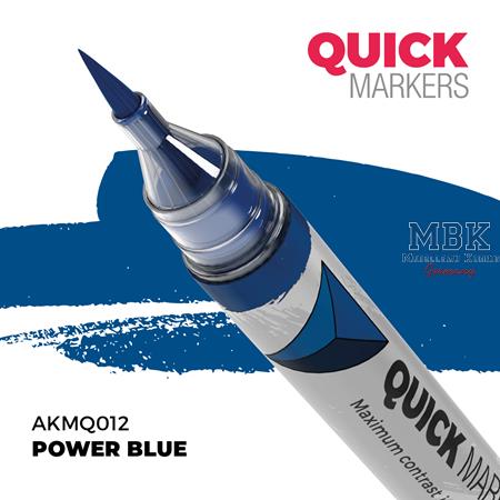 POWER BLUE - QUICK MARKERS