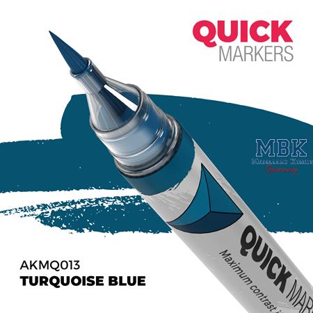 TURQUOISE BLUE - QUICK MARKERS