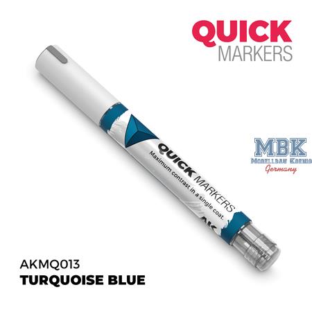 TURQUOISE BLUE - QUICK MARKERS