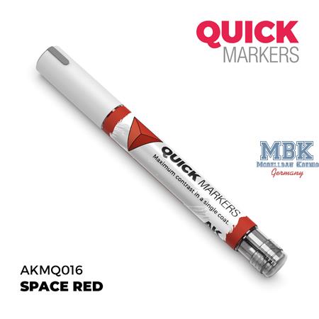SPACE RED - QUICK MARKERS