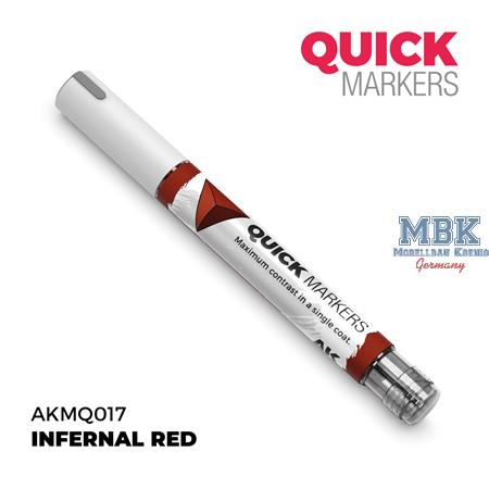 INFERNAL RED - QUICK MARKERS