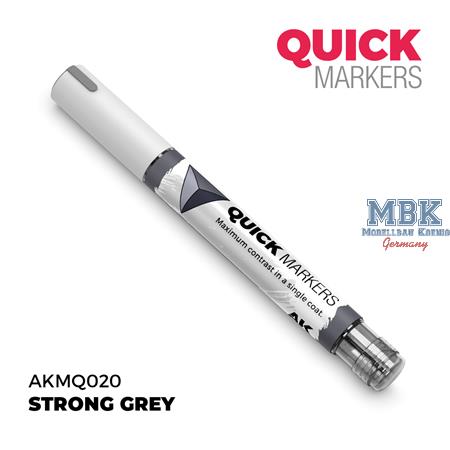 STRONG GREY - QUICK MARKERS