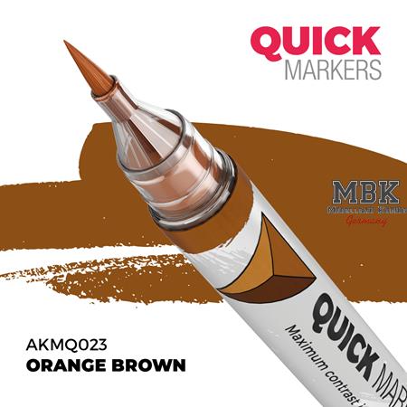 ORANGE BROWN - QUICK MARKERS