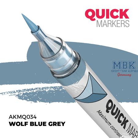 WOLF BLUE GREY - QUICK MARKERS