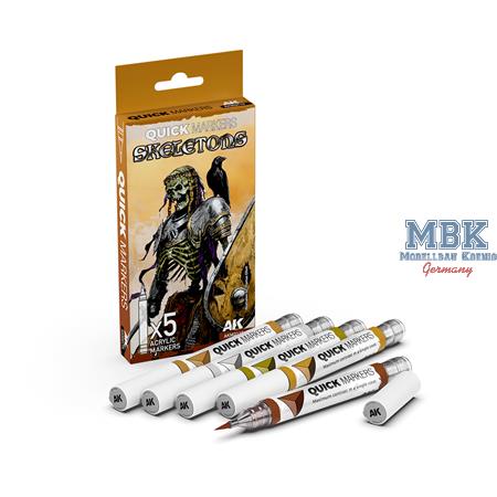 SKELETONS - QUICK MARKERS SET