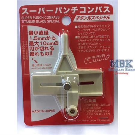 Super Punch Compass Cutter 0,15mm-10cm