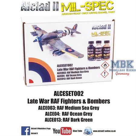 Late War RAF Fighter & Bombers 3x30 ml
