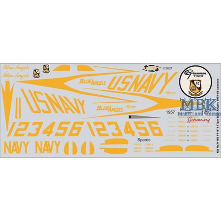 F11F-1 Grumman Tiger Blue Angels 1/54