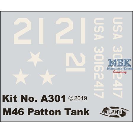 M-46 Patton Tank (1:48) + Figuren