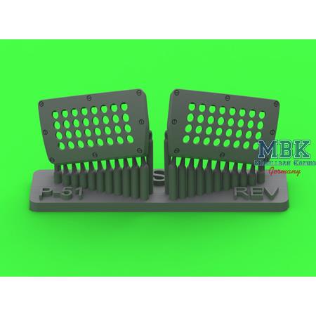 P-51 Mustang carburetor air filter cover standard