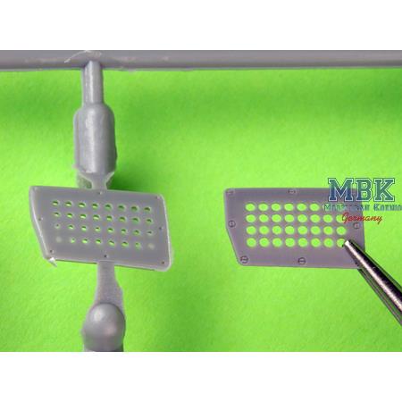 P-51 Mustang carburetor air filter standard holed