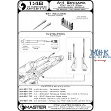 A-4 Skyhawk - Colt Mk12 20mm autocannon barrels