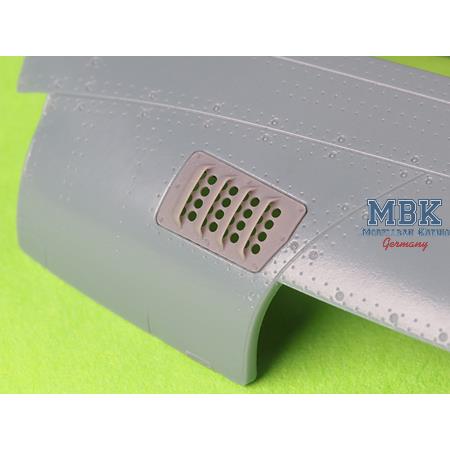 P-51 Mustang - carburetor cover - RAF  type A