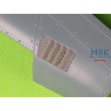 P-51 Mustang - carburetor cover - RAF  type B