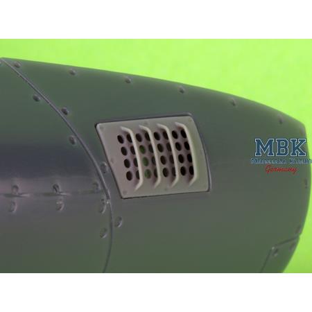 P-51 Mustang - carburetor cover - RAF  type A