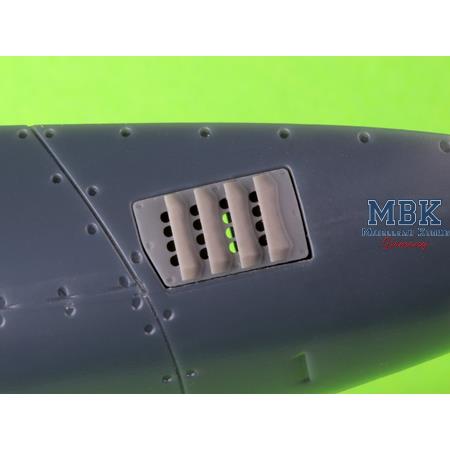 P-51 Mustang - carburetor cover - RAF  type B