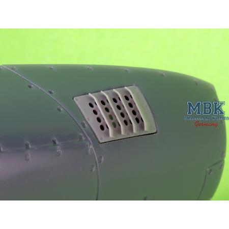 P-51 Mustang - carburetor cover - RAF  type B