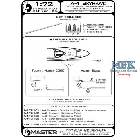A-4 Skyhawk - LONG STRAIGHT refueling probe boom