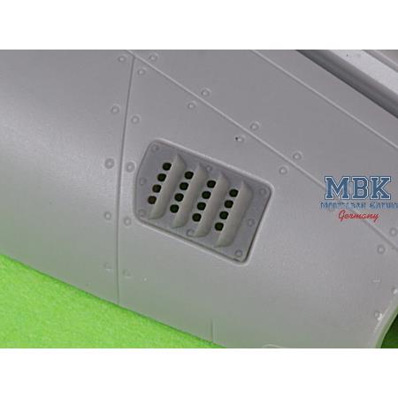 P-51 Mustang carburetor cover - RAF Type A (ARMA)