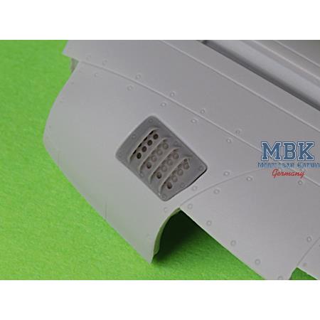 P-51 Mustang carburetor cover - RAF Type A (ARMA)
