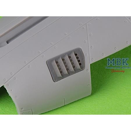 P-51 Mustang carburetor cover - RAF Type A (ARMA)