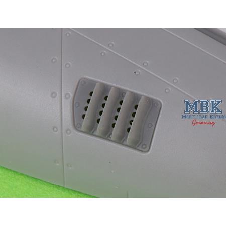 P-51 Mustang carburetor cover - RAF Type B (ARMA)