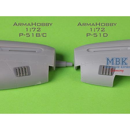 P-51 Mustang carburetor cover - RAF Type B (ARMA)