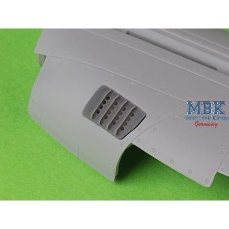 P-51 Mustang carburetor cover - RAF Type B (ARMA)