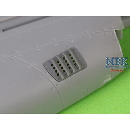 P-51 Mustang carburetor cover - RAF Type B (ARMA)
