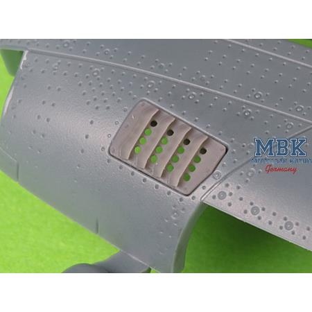 P-51 Mustang carburetor cover RAF Type B (EDUARD)