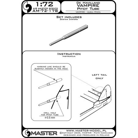 De Havilland Vampire - Pitot Tube