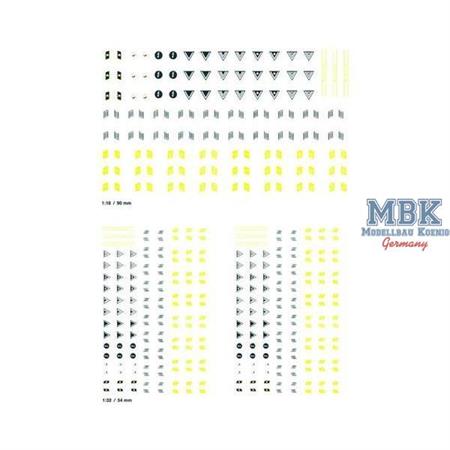 German Uniform Badges WW2 (I) Dry Transfers