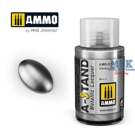 A-STAND Stainless Steel - 30ml Enamel Paint f. air