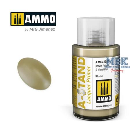 A-STAND Brown Primer & Microfiller - 30ml Enamel P