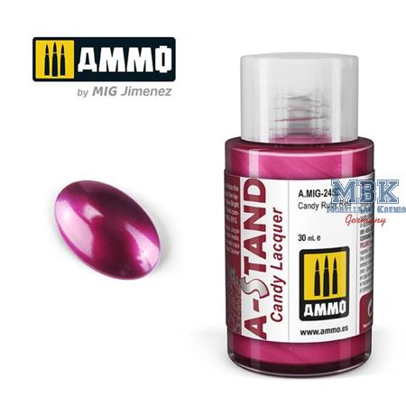 A-STAND Candy Ruby Red - 30ml Enamel Paint for air