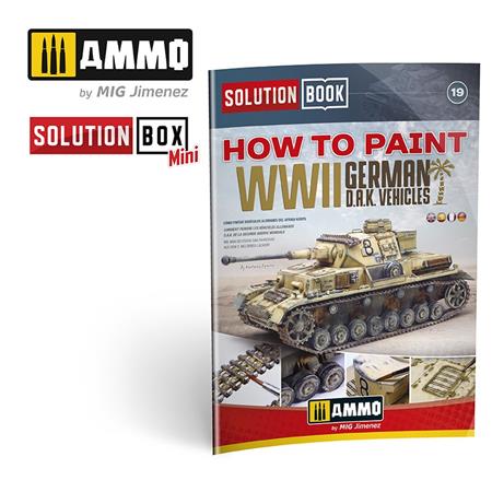 How to Paint WWII German D.A.K .Veh. SOLUTION BOOK