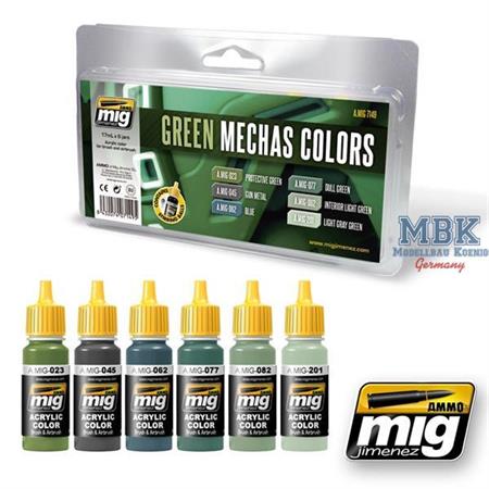 Green Mecha Color set