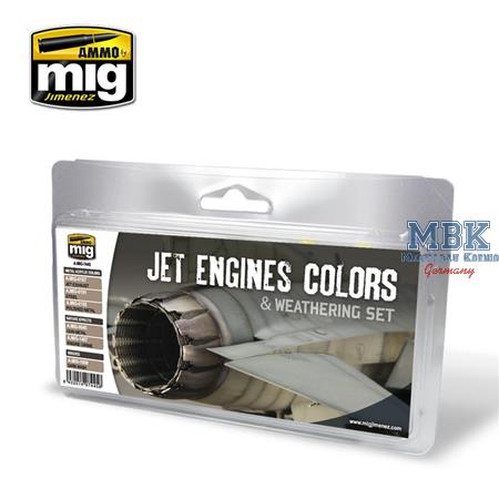 JET ENGINES COLORS AND WEATHERING SET